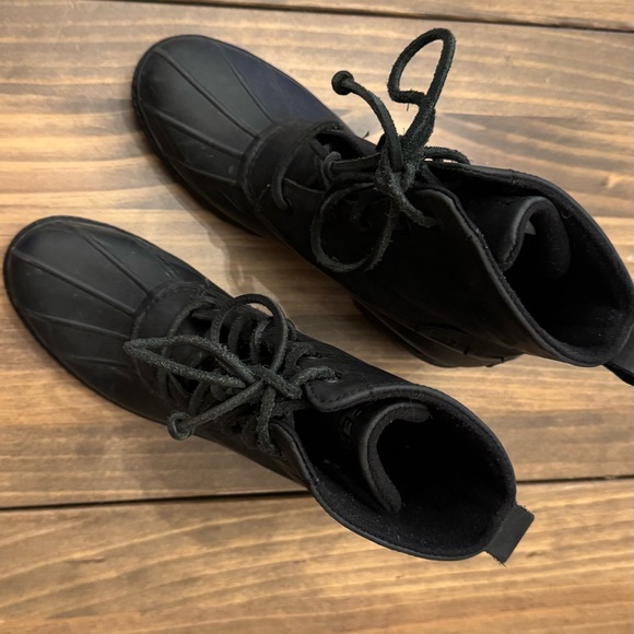 Sperry Saltwater Heeled Waterproof Duck Boot Size 8 - Picture 6 of 10